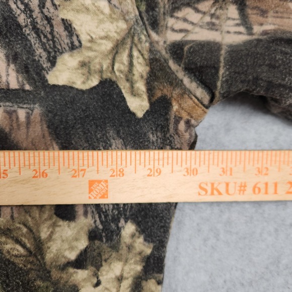 Vintage Mossy Oak Camo Jacket 2XL Breakup Full Zip Bomber Hunting Pockets USA - Picture 12 of 12